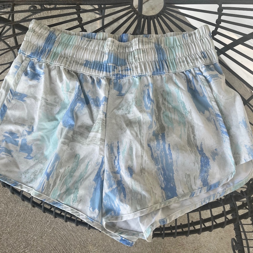 Dicks Multi Blue Athletic Running Shorts Small